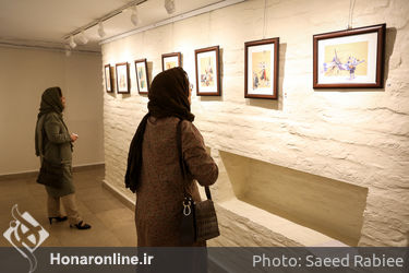افتتاح نمایشگاه نقاشی نسرین عتیقه‌چی در گالری گلستان