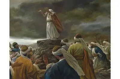 New painting by Ruholamin represents Imam Reza’s rain prayer