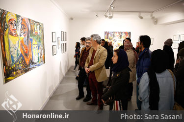افتتاحیه نمایشگاه طراحی منوچهر صفرزاده در گالری هور