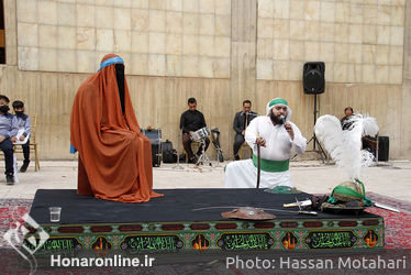مجلس "حضرت مسلم(ع)" در اولین شب تعزیه خوانی در فرهنگسرای نیاوران