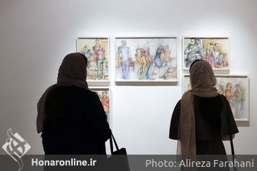 نمایشگاه نقاشی‌های مانی غلامی در گالری هما
