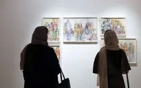 نمایشگاه نقاشی‌های مانی غلامی در گالری هما