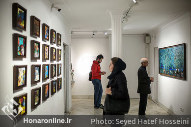 نمایشگاه نقاشی شکوفه کریمی در گالری خط سفید 