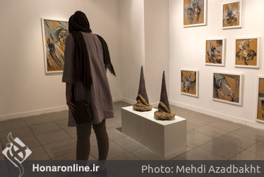 نمایشگاه آثار علی اعتبار در گالری ویستا