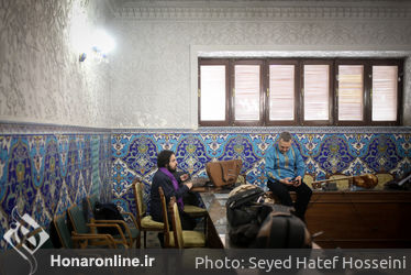 پشت صحنه ضبط کلیپ نوروزی ارکستر سازهای ملی ایران