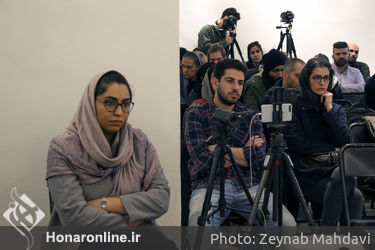 شکان زهرایی پنجمین روز نشست "هفته هنر تیر " در کافه گودو یاس