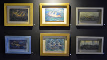 Gallery No 4 displaying Hossein Mahjoubi art