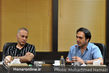 دیدار جمعی از هنرمندان با رضا رحمانی  وزیر صنعت، معدن و تجارت 