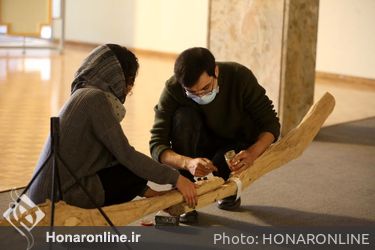 تحویل آثار هشتمین دوسالانه مجسمه‌سازی تهران در تالار وحدت