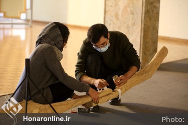 تحویل آثار هشتمین دوسالانه مجسمه‌سازی تهران در تالار وحدت