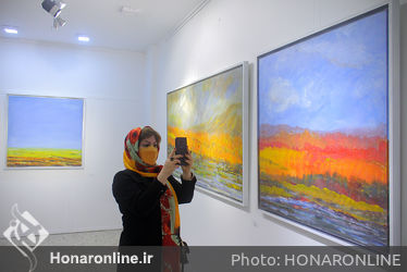 نمایشگاه نقاشی انفرادی سعید امدادیان با عنوان "رنگ و طبیعت" در گالری نگاه