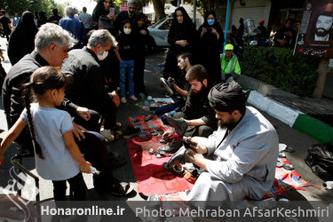 پیاده‌روی جاماندگان اربعین در تهران / ۲