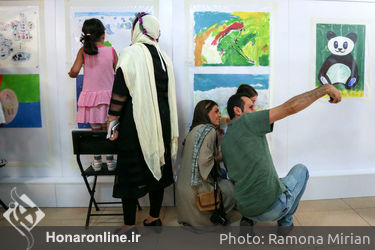 دومین روز جشنواره هنرهای تجسمی کودک و نوجوان در هنرکده لنا