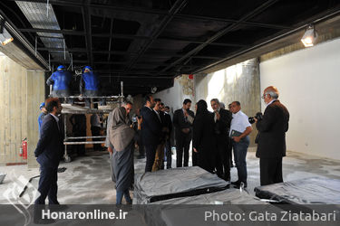 بازدید معاون امور هنری از روند بهسازی موزه هنرهای معاصر تهران