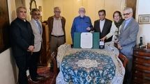 Belgian Iranologist Pierre Lecoq decorated with Mahmud Afshar Award
