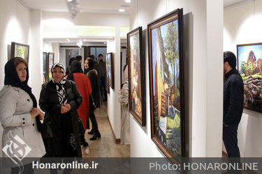نمایشگاه نقاشی ناهید جعفری در گالری بهارک