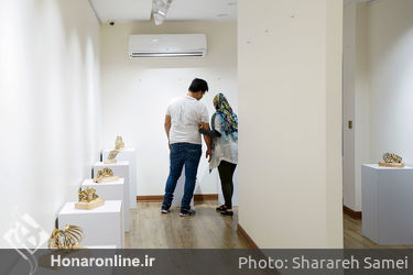 نمایشگاه حجم میثم رضایی‌نیا در گالری بهارک