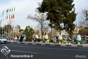  رنگ آمیزی تخم مرغ های نوروزی