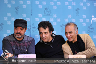 نشست خبری فیلم سینمایی آباجان در روز چهارم سی و پنجمین جشنواره فیلم فجر در مرکز همایش های برج میلاد (13)