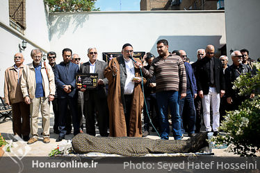 تشییع پیکر هوشنگ آذری ور در خانه سینمای