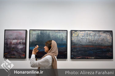 نمایشگاه نقاشی های سامان فرهنگی در گالری دید