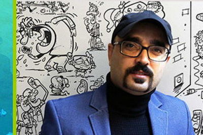 Cartoonist Pakdel displaying best cartoons of the decade