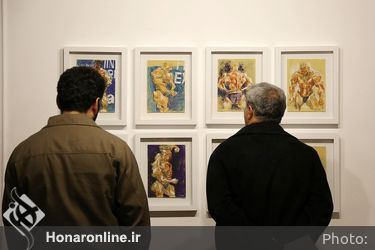 افتتاحیه نمایشگاه طراحی و نقاشی احسان ارجمند در گالری دنا
