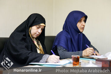 نشست نمایندگان مجلس  و مهدی شفیعی در مرکز هنرهای نمایشی‎ 