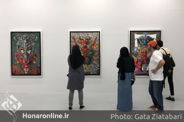 نمایشگاه آثار علی اکبر صادقی در گالری مدار موازی