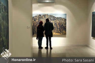 افتتاحیه نمایشگاه نقاشی های جواد مدرسی در گالری اثر