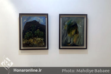 نمایشگاه نقاشی ابراهیم اکبری‌گرز در گالری هفت ثمر