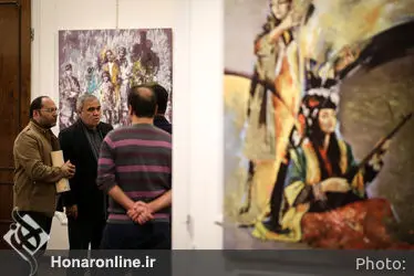 افتتاحیه نمایشگاه نقاشی های سروناز سلطانی در گالری موزه هنرهای زیبا