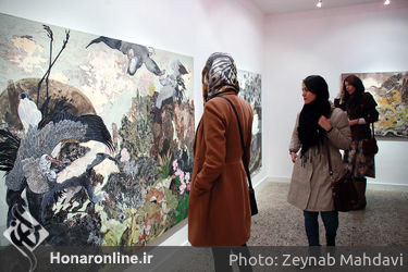 نمایشگاه نقاشی الهام نفیسی در گالری هما
