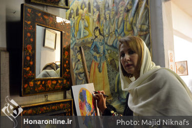 نمایشگاه نقاشی سانلی مرادی درگالری شیث