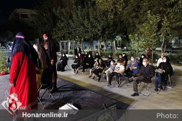 تعزیه "دو طفلان مسلم(ع)" در مقابل تالار وحدت
