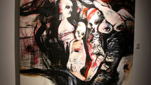Zaha Bayat shows paintings in Sayeh Gallery