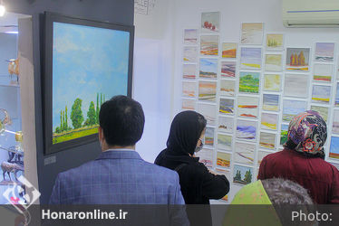 نمایشگاه نقاشی انفرادی سعید امدادیان با عنوان "رنگ و طبیعت" در گالری نگاه