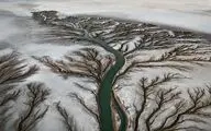 آب چگونه روی زمین نقاشی می‌‌کشد / نمایش آثار عکاس کانادایی از خشم و رفعت طبیعت / عکس