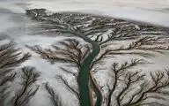 آب چگونه روی زمین نقاشی می‌‌کشد / نمایش آثار عکاس کانادایی از خشم و رفعت طبیعت / عکس