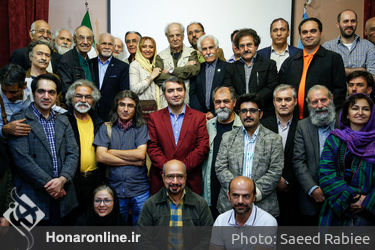 بزرگداشت منوچهر معتبر در هنرستان هنرهای زیبای تهران