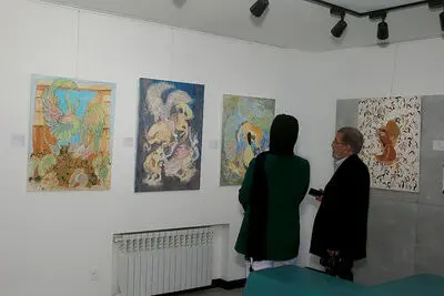 نمایش «رزم و بزم» در گالری آواد