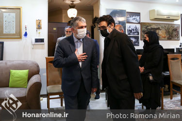 دیدار سیدعباس صالحی با خانواده مرحوم استاد پیشکسوت موسیقی  عبدالوهاب شهیدی