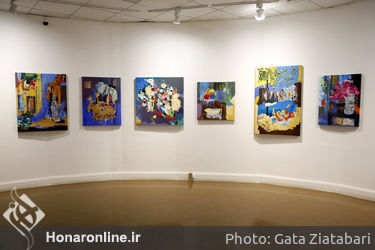 نمایشگاه "هشتمین کارنمای پژوهشی انجمن هنرمندان نقاش ایران"  در خانه هنرمندان