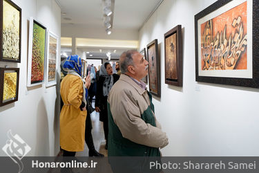 نمایشگاه گروهی نقاشیخط و خوشنویسی هنرجویان باربد یزدانی در نگارخانه بهارک
