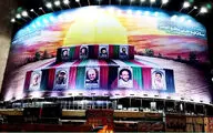رونمایی از دیوارنگاره تازه میدان ولی عصر با تصویر شهیدان مقاومت و قدس شریف