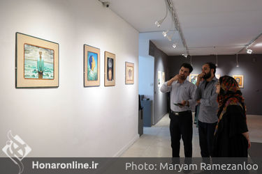 نمایشگاه نقاشی کریم اسکندری در نگارخانه نگر