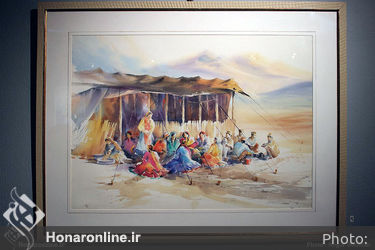  نمایشگاه نقاشی‌های سیاوش مظلومی‌پور در گالری شکوه