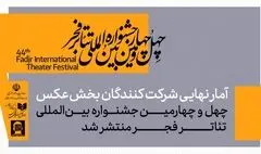 آمار شرکت‌کنندگان در بخش عکس چهل‌وچهارمین جشنواره بین‌المللی تئاتر فجر اعلام شد