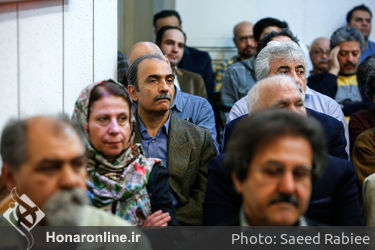 بزرگداشت منوچهر معتبر در هنرستان هنرهای زیبای تهران