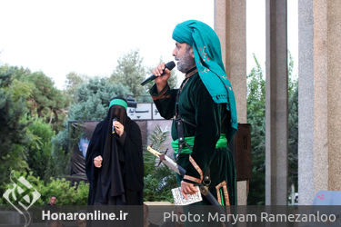 هشتمین شب از تعزیه خوانی در تئاتر شهر